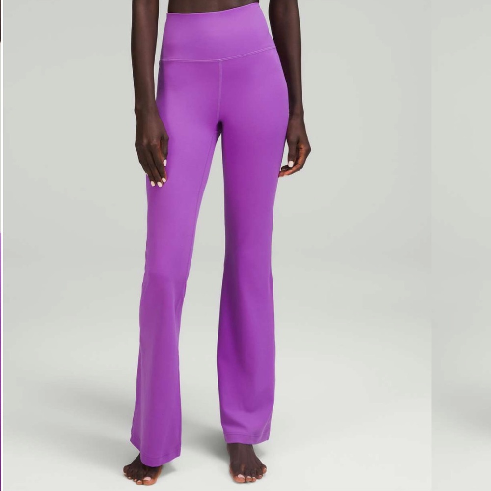 Lululemon Groove Super High Waisted Women's Pants - Moonlit Magenta Size 4